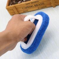 [2-10个装 全新升级]强力去污垢浴缸刷神奇带柄海绵刷百洁刷
