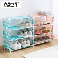 家用多层鞋架鞋柜寝室不锈钢经济型鞋架套鞋架子口简易多层小型