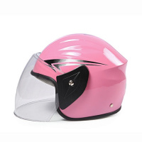 摩托车头盔电动车男女夏季四季冬季半盔半覆式安全帽保暖个性酷