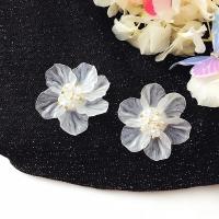 韩国超仙淑女气质透明花瓣花朵耳环女韩版甜美耳钉气质耳坠