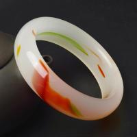 [买二送平安扣]三彩色手镯女款手镯子翡翠色手镯花色手镯玉石色