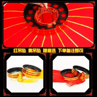 【一对价格】新年春节过年元旦灯笼装饰乔迁植绒大红灯笼福字喜字