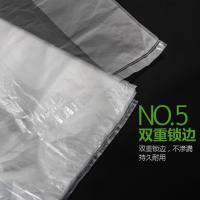 1000只食品袋一次性白色透明塑料袋背心袋打袋超市购物方便袋