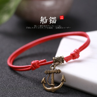 男红绳脚链女脚链男个性复古情侣脚链脚镯韩版学生脚链腿链小清新