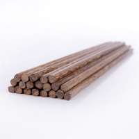 [特价促销] 鸡翅木筷子无漆无蜡不霉不变形 家用原木筷10双装