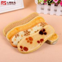 6双/10双 儿童鞋垫秋冬季加厚卡通加绒保暖帆布宝宝小孩棉鞋垫
