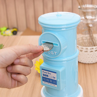存钱罐 存钱筒儿童防摔可爱大号零钱罐储带锁硬币筒生日女生