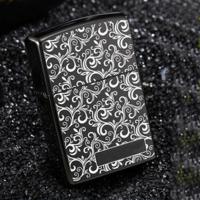 送 火石棉芯煤油 打火机煤油 防风煤油砂轮超薄个性打火机 点烟器