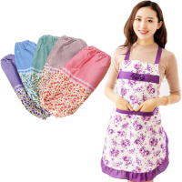 围裙套袖韩版时尚厨房防成人家务防污防油工作服女长款短袖