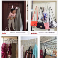 [买二送一]后挂钩无痕厨房浴室置物架挂衣钩衣架宿舍免钉神器