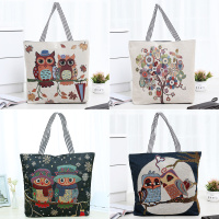 布袋子手提学生学习用品手提帆布袋大号可爱收纳少女盲袋书袋