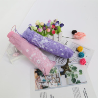 创意蕾丝公主洋伞遮阳防晒防紫外线太阳伞折叠黑胶小清新晴雨伞女