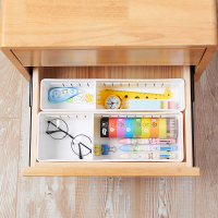 [内裤收纳盒袜子塑料装内裤盒子抽屉分隔收纳格子家用短裤整理盒