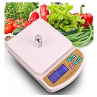 充电厨房秤烘焙家用称重食物克称电子称1g精准天平迷你小台秤10kg