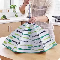 巨荣【可以保温的菜罩】折叠菜罩厨房饭菜罩带铝膜加厚餐桌食物罩