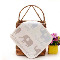 [1-10条装]六层纱布口巾宝宝儿洗脸小毛巾纯棉洗屁屁柔软