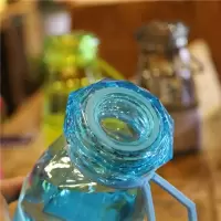 新款创意钻石菱形塑料杯男女学生便携简约杯情侣韩版手提随手杯