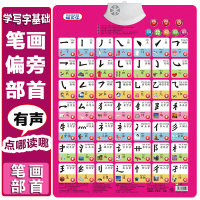小学生汉语拼音字母表声母韵母点读声挂图儿童汉字唐诗有声挂图