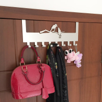 铁兄弟不锈钢后挂钩上挂钩 强力挂钩 免钉无痕厨房家用8钩