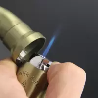 创意个性子弹打火机超小迷你直冲打火机防风充气打火机