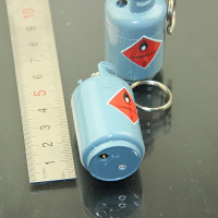 个性创意迷你煤气罐打火机创意打火机煤气罐打火机带钥匙挂扣