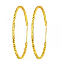 镀金经典款大圈大环环 仿金耳环 沙金 欧币饰品 仿金