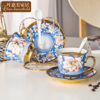客厅房间装饰品摆件 陶瓷家居工艺品摆件创意咖啡杯酒柜结婚
