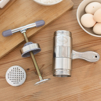 晋腾不锈钢晋腾家用手动压面机手摇全自动面条机5模具