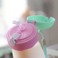 儿童吸管塑料杯防摔幼儿园杯夏季学生喝杯带刻度壶牛奶杯