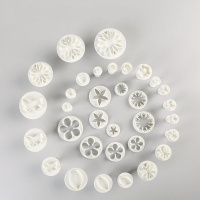 [烘焙工具33件套装][卡通子花样馒头家用模具套装]饼干模具