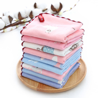 [6条装]六层纱布纯棉方巾口巾婴儿童小毛巾洗脸宝宝儿