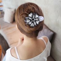 韩版饰盘器头饰鸭卡梳燕尾夹钻夹子盘头抓夹夹