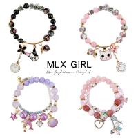 晶手链女夏季ins风学生手链韩版手串个性女生手环简约闺蜜手镯