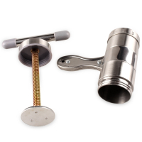 不锈钢家用小型手动面条机厨房手摇压面器压面条机手工面条饸饹机