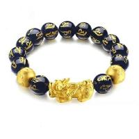 [久不色]天然黑玛瑙红玛瑙邪转运男女情侣款转运手链送礼盒