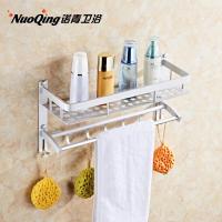 太空铝卫生间置物架洗澡间2层洗漱台浴室置物架淋浴房壁挂墙上