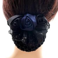 韩国头花兜淑女卡百搭盘饰职业护士花银行夹头饰品