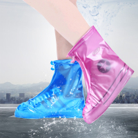 利雨[拉链带防层]加厚耐磨防雨防滑雨鞋套男女成人学生雨鞋套