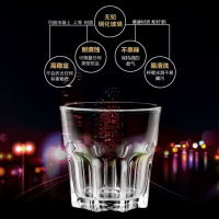 10只装15.8 KTV酒吧 啤酒杯家用 八角杯白酒杯杯玻璃杯酒杯创意