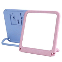 双用毛巾镜子宿舍镜子毛巾挂镜壁挂台式两用镜子化妆镜浴室镜子