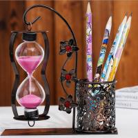 单挂 创意礼品_单挂式笔筒沙漏创意礼品沙漏计时器生日创意家居