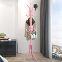 [破损赔]简易加粗衣帽架衣架落地铁艺挂衣架卧室衣服架挂架