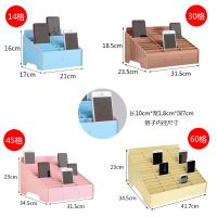 手机收纳盒桌面整理多格放屏幕钢化膜收纳架教室班级管理存放盒子