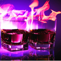 6支装加厚钢化玻璃杯四方杯 洋酒杯套装 啤酒杯 威士忌杯