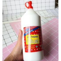 美国白胶白乳胶diy史莱姆棉花泥手工材料速干胶1000g卖14瓶送礼