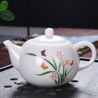 玉瓷陶瓷茶壶功夫茶具掌上壶小茶壶办公泡茶壶160ml