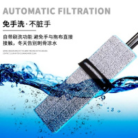 雅太太[大号免手洗平板拖把]家用瓷砖旋转拖把木地板地拖墩布