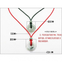 平安扣挂绳坠绳翡翠怀古扣玉挂件绳项链绳玉佩玉坠绳手机挂绳