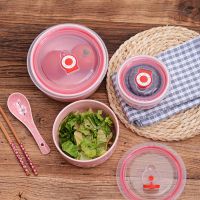 雪花色釉日式大号汤碗家用方便面碗泡面碗带盖陶瓷带把成人学生碗
