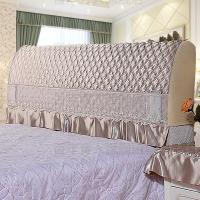 全床头罩床头套防尘罩夹棉加厚欧式实木保护套软床头床头套